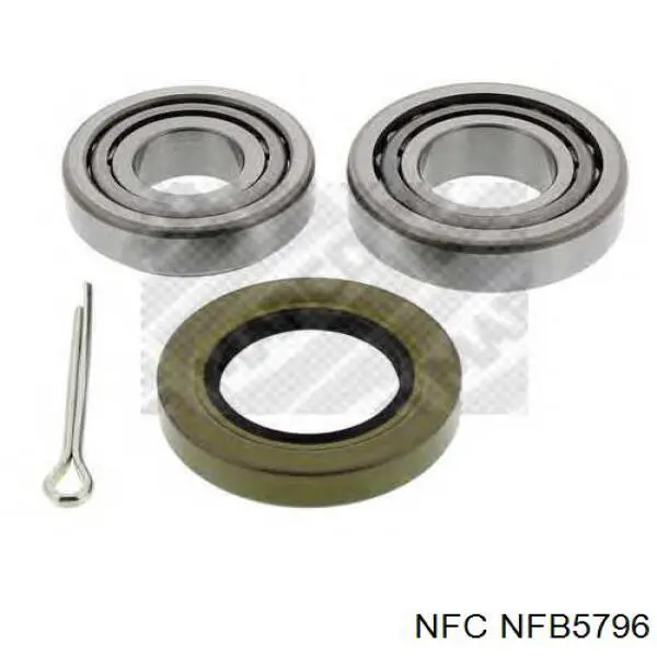 Купить NFB5796 NFC Подшипник задней ступицы