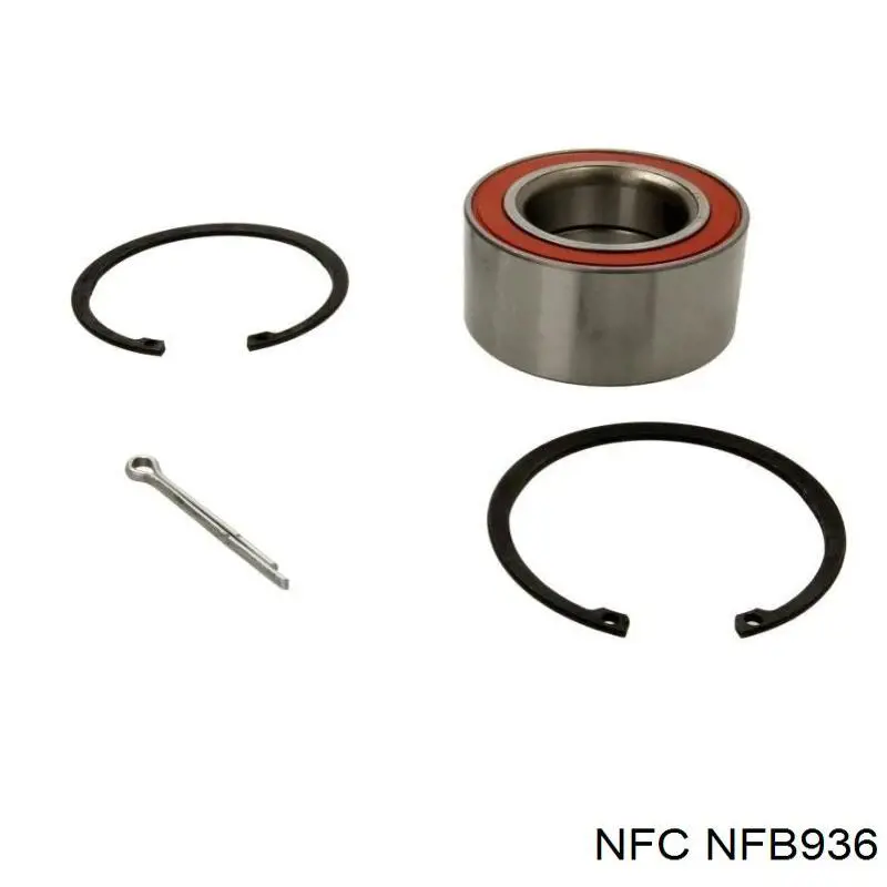 Комплект подшипника ступицы колеса NFC NFB936 цена, от 11.98 USD