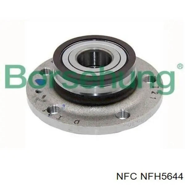 Cubo de rueda trasero NFH5644 NFC