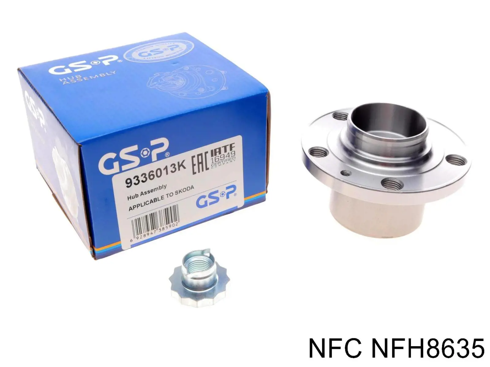 Ступицы передних колес NFC NFH8635 цена, от 34.06 USD
