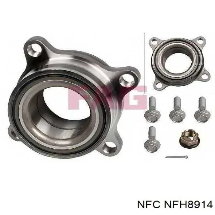 Комплект подшипника ступицы колеса NFC NFH8914 цена, от 70.13 USD