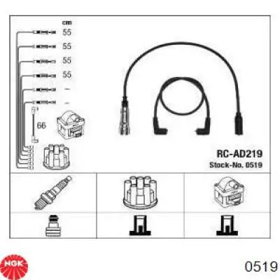 Бронепровода NGK RCAD219