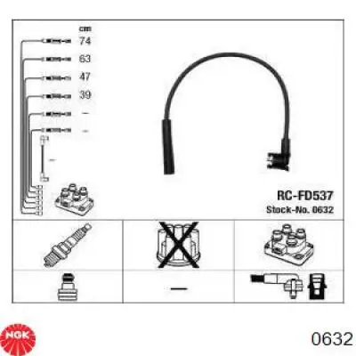0632 NGK высоковольтные провода