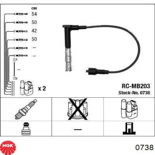 Провода зажигания NGK RCMB203 цена, от 100.90 USD