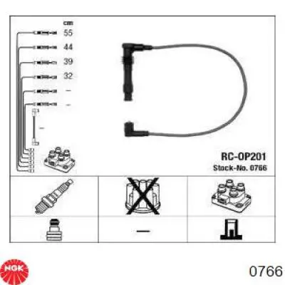 Высоковольтные провода 0766 NGK