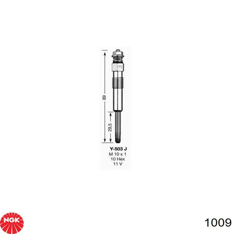 Свечи накала 1009 NGK