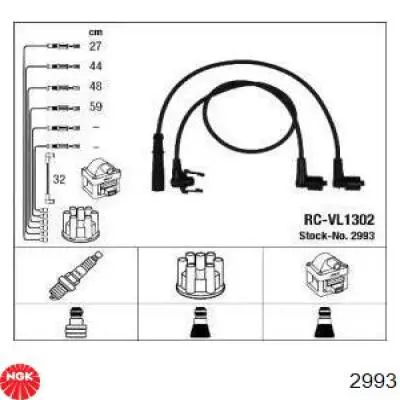 RCVL1302 NGK провода высоковольтные, комплект