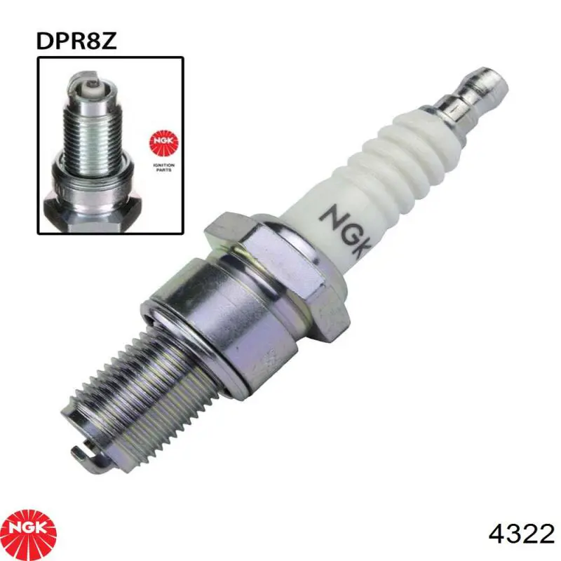 Свеча зажигания NGK 4322 цена, от 3.87 USD