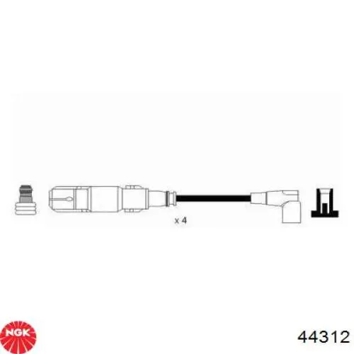 Высоковольтные провода 44312 NGK