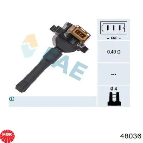 Катушка зажигания 48036 NGK