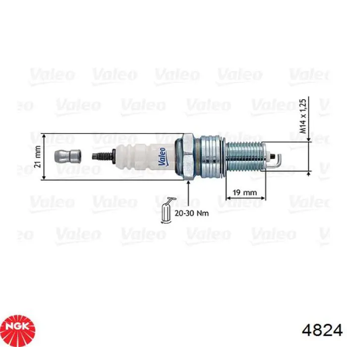 Свечи зажигания 4824 NGK