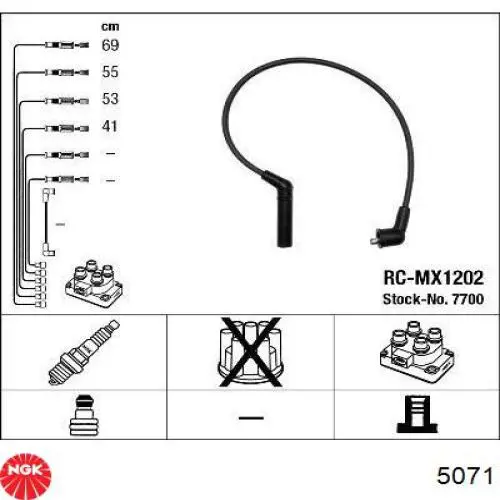 Провода зажигания Bosch 986357157 цена, от 17.93 USD
