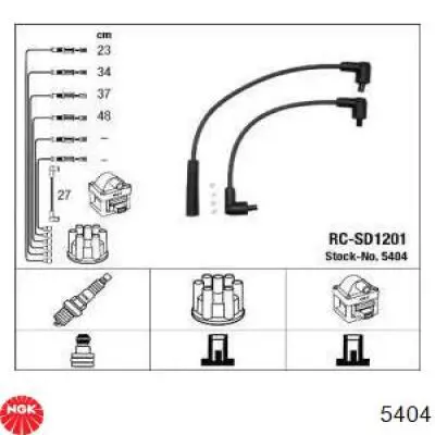 Высоковольтные провода RCSD1201 NGK