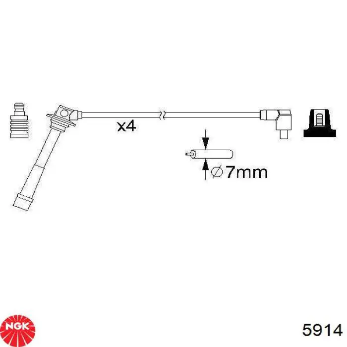 Провода зажигания Hart 517948 цена, от 29.47 USD