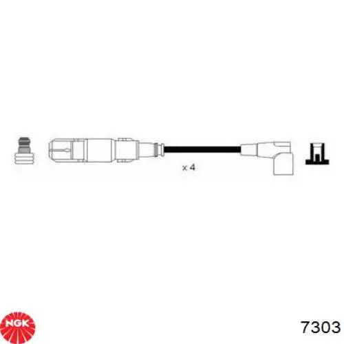 7303 NGK Провода высоковольтные