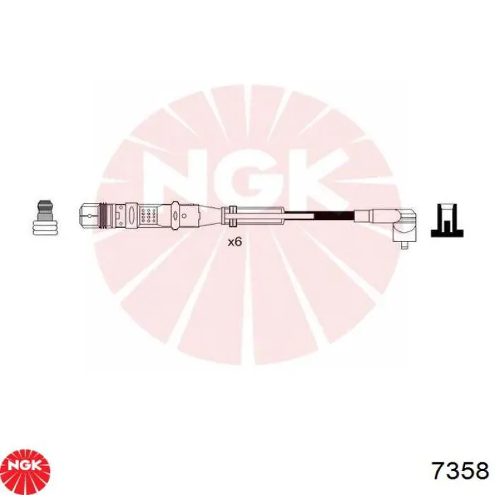 Высоковольтные провода 7358 NGK