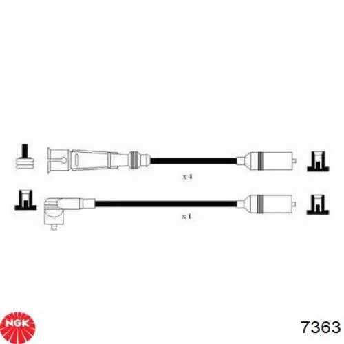 Бронепровода NGK 7363