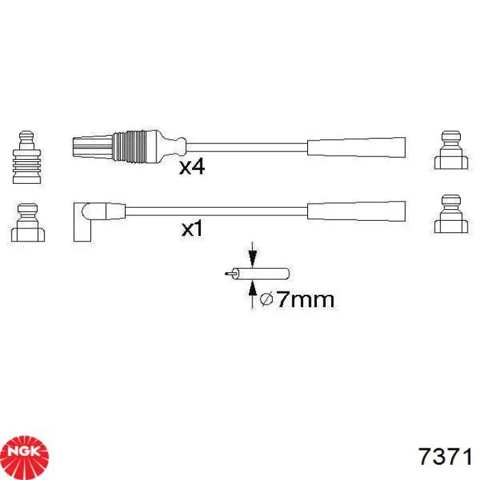 Бронепровода NGK 7371