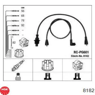 8182 NGK высоковольтные провода