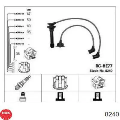 Высоковольтные провода 8240 NGK
