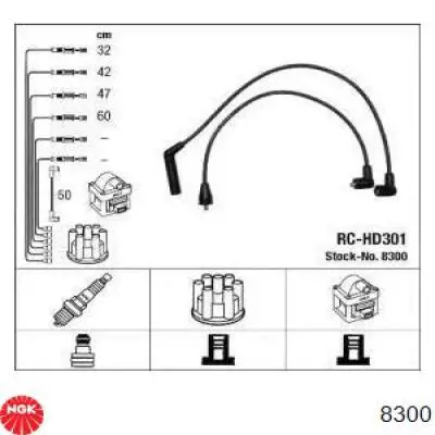 8300 NGK высоковольтные провода