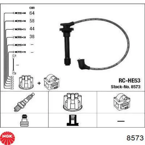 Высоковольтные провода 8573 NGK