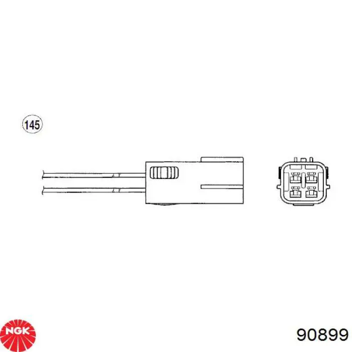 Датчик кислорода после катализатора RPLF4K18861B RoerS-Parts