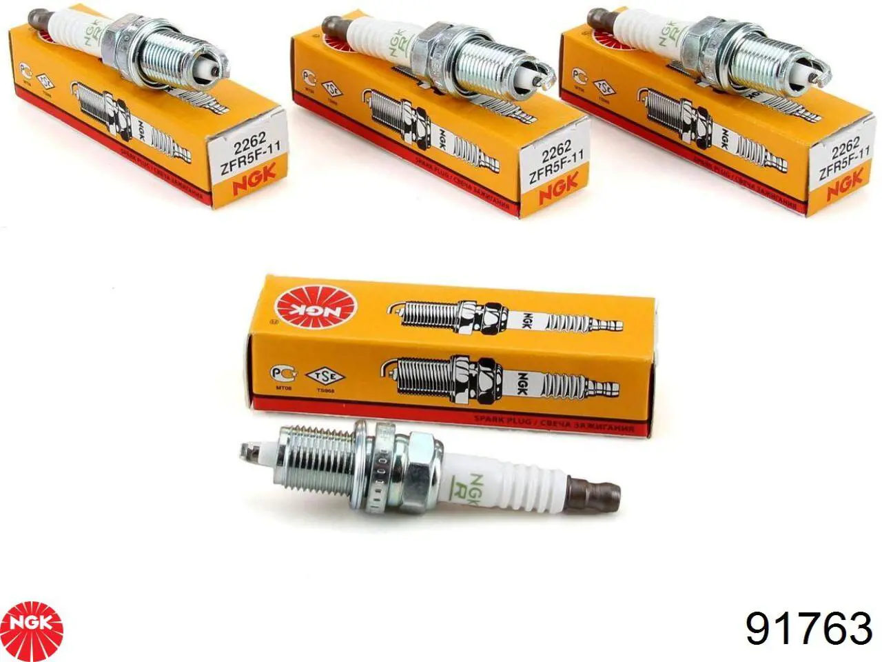 Свеча зажигания NGK 91763 цена, от 4.58 USD