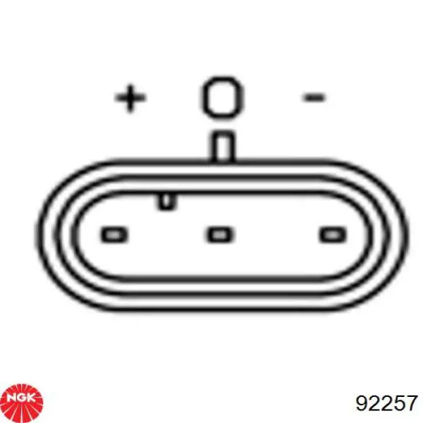 Датчик давления во впускном коллекторе, MAP 92257 NGK