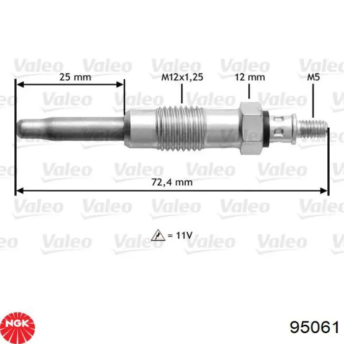 Купить 95061 NGK Свечи накала