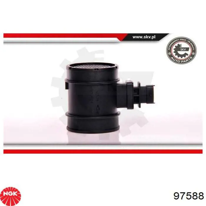 Датчик массового расхода воздуха NGK 97588 цена, от 31.67 USD