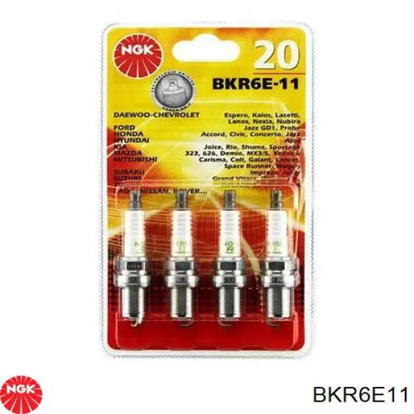 Купить BKR6E11 NGK Свечи автомобильные