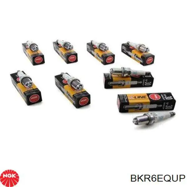 Купить BKR6EQUP NGK Свечи автомобильные