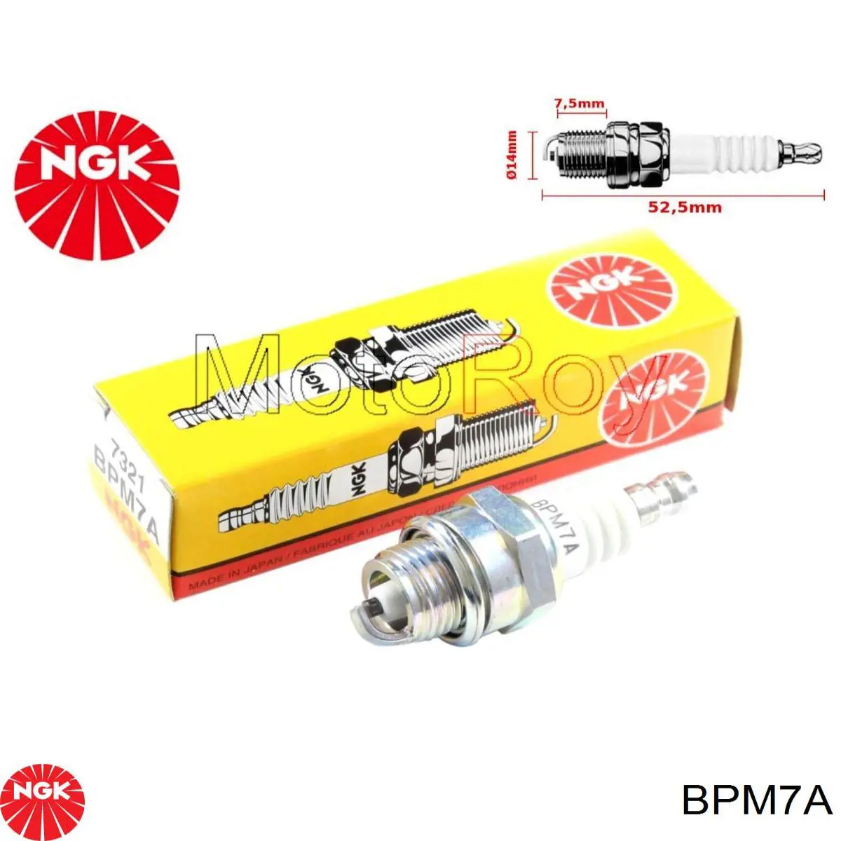BPM7A NGK Свечи зажигания
