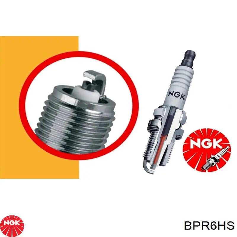 Свеча зажигания NGK BPR6HS цена, от 2.54 USD