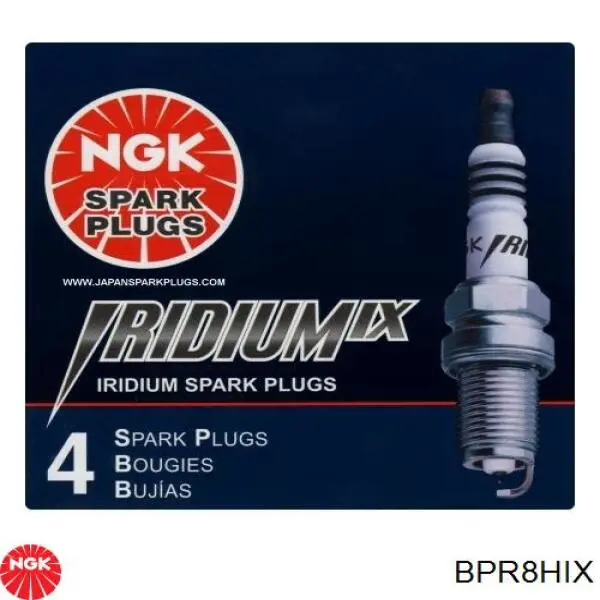 BPR8HIX NGK Свечи зажигания