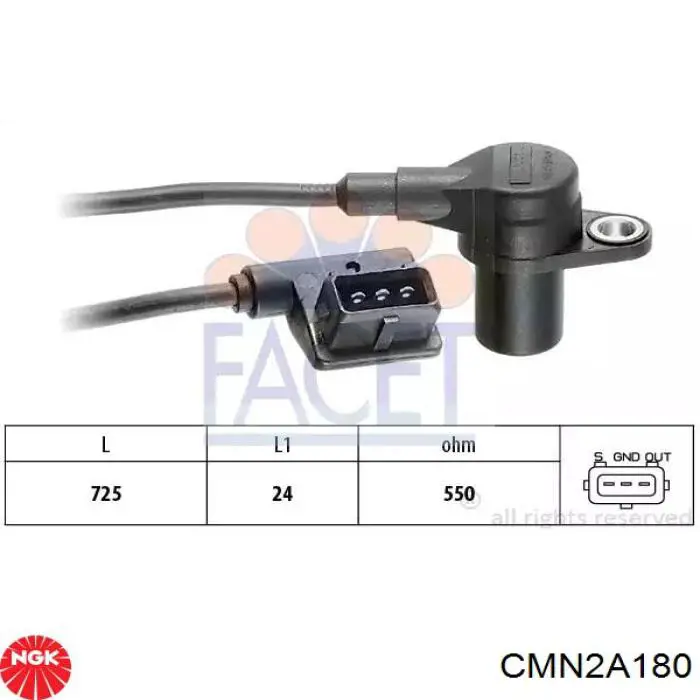 Купить CMN2A180 NGK Датчик оборотов коленвала