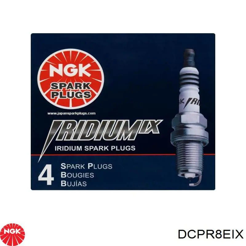 DCPR8EIX NGK Bujía original y equivalente