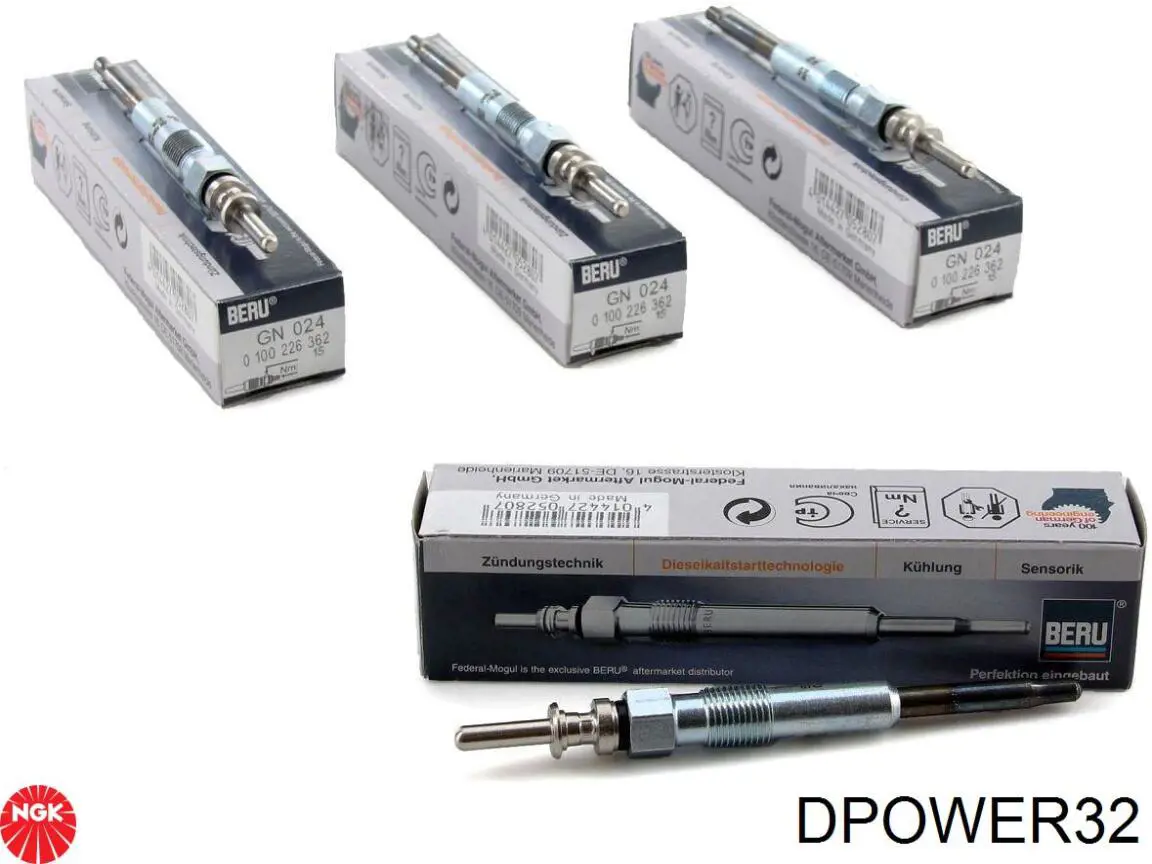 Свечи накала NGK DPOWER32 цена, от 8.74 USD