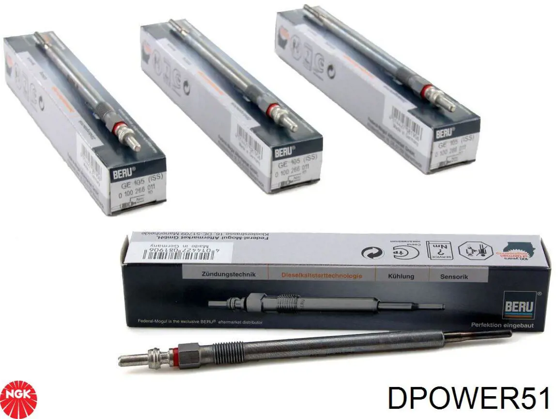 Свечи накала NGK DPOWER51 цена, от 8.52 USD