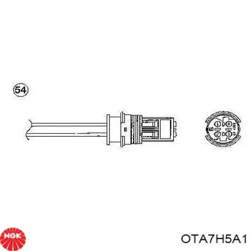 Лямбда датчик кислорода NGK OTA7H5A1 цена, от 28.22 USD