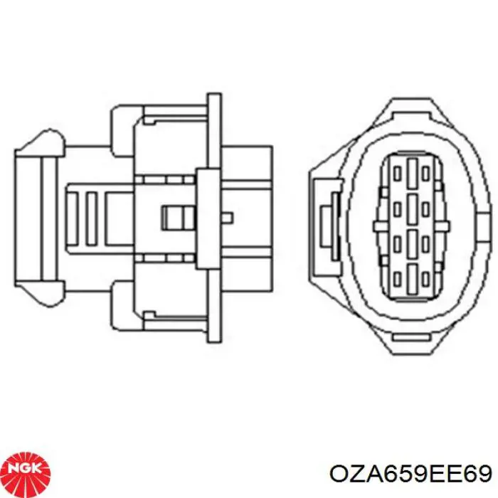 Лямбда зонд после катализатора NGK OZA659EE69