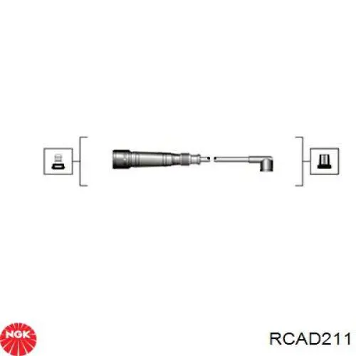 RCAD211 NGK высоковольтные провода