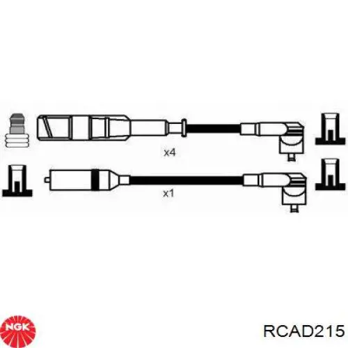 RCAD215 NGK Провода высоковольтные