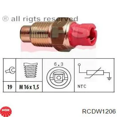 Провода зажигания NGK RCDW1206 цена, от 8.87 USD