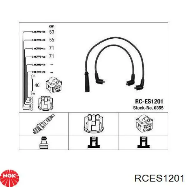 Провода зажигания NGK RCES1201 цена, от 18.71 USD