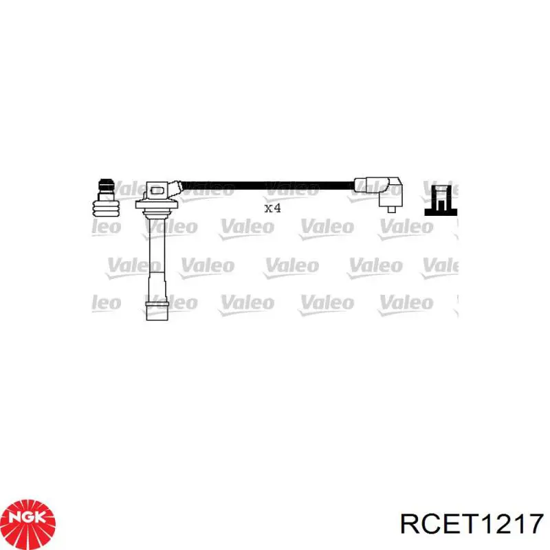 RCET1217 NGK высоковольтные провода