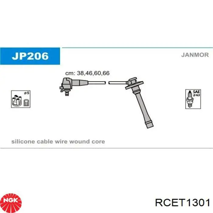 Провода зажигания NGK RCET1301 цена, от 46.69 USD