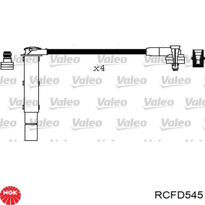 Высоковольтные провода RCFD545 NGK