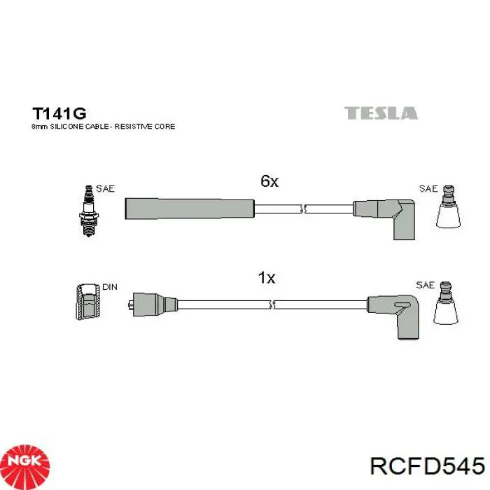 Провода зажигания Ford 7053863 цена, от 33.29 USD